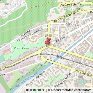 Mappa Viale Milano, 45-47, 23100 Sondrio, Sondrio (Lombardia)