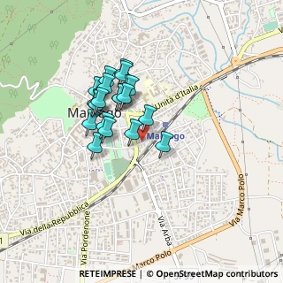 Mappa Via della stazione - Borgo coricama, 33085 Maniago PN, Italia (0.335)