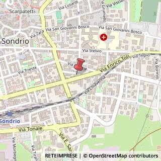 Mappa Via Enrico Toti, 11, 23100 Forcola, Sondrio (Lombardia)