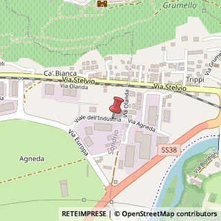 Mappa Via dell'Industria, 1, 23100 Forcola, Sondrio (Lombardia)