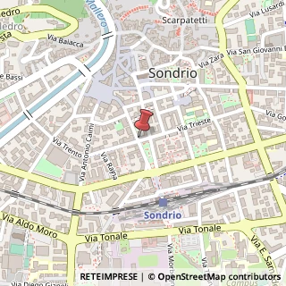 Mappa Piazzale Giovanni Bertacchi, 25, 23100 Sondrio, Sondrio (Lombardia)