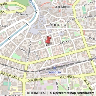 Mappa Via XXV Aprile, 26, 23100 Sondrio, Sondrio (Lombardia)