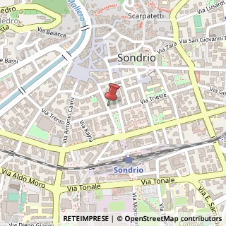 Mappa Viale Stelvio, 21, 23100 Sondrio, Sondrio (Lombardia)