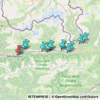 Mappa Via Chiavenna, 23100 Sondrio SO, Italia (12.49429)