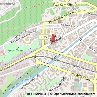 Mappa Viale Milano, 31, 23100 Sondrio, Sondrio (Lombardia)