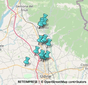 Mappa Via dei Valentinis, 33019 Tricesimo UD, Italia (5.06571)
