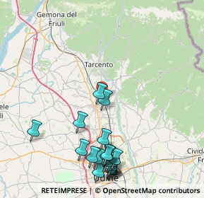 Mappa Via dei Valentinis, 33019 Tricesimo UD, Italia (9.8915)