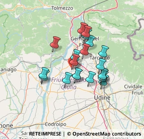 Mappa Piazza Dante Alighieri, 33030 Majano UD, Italia (10.3995)