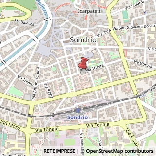 Mappa Via Trieste, 26, 23100 Sondrio, Sondrio (Lombardia)