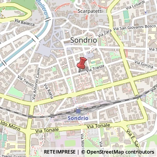 Mappa Via Marcona, 99, 23100 Sondrio, Sondrio (Lombardia)