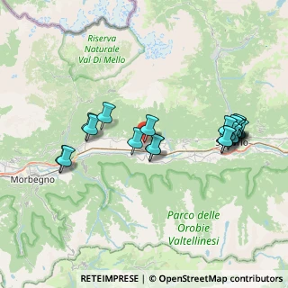 Mappa Via Fontana Savia, 23010 Berbenno di Valtellina SO, Italia (7.75)