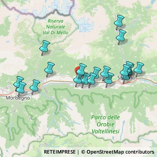 Mappa Via Giuseppe Garibaldi, 23010 Berbenno di Valtellina SO, Italia (8.165)