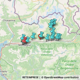 Mappa Via Giuseppe Garibaldi, 23010 Berbenno di Valtellina SO, Italia (11.07833)