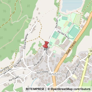 Mappa Via del Moro, 6, 38010 Andalo, Trento (Trentino-Alto Adige)