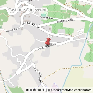 Mappa Via Ezio Vanoni, 53, 23012 Castione Andevenno, Sondrio (Lombardia)