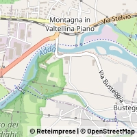 지도 Montagna in Valtellina