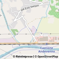 Hartă Castione Andevenno