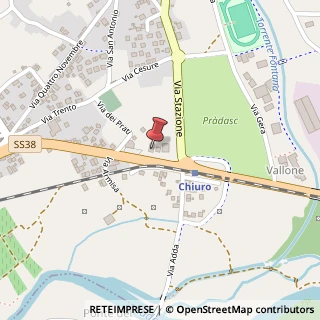 Mappa Via Stelvio, 8, 23030 Chiuro, Sondrio (Lombardia)