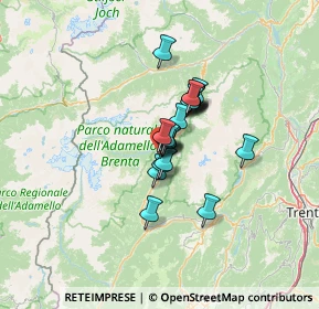 Mappa Via Roncag, 38080 Carisolo TN, Italia (7.583)