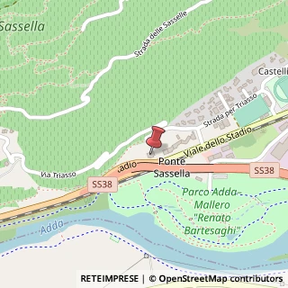 Mappa Viale Stadio, 128, 23100 Sondrio, Sondrio (Lombardia)