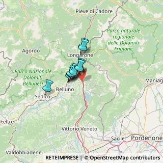 Mappa 32010 Ponte Nelle Alpi BL, Italia (6.70545)
