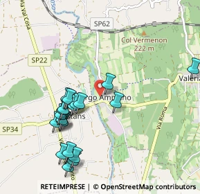 Mappa SP34, 33094 Pinzano al Tagliamento PN, Italia (1.007)