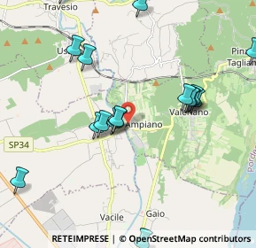 Mappa SP34, 33094 Pinzano al Tagliamento PN, Italia (2.4275)