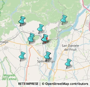 Mappa SP34, 33094 Pinzano al Tagliamento PN, Italia (6.57083)
