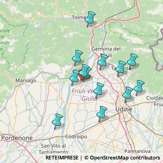 Mappa Via Gemona, 33038 San Daniele del Friuli UD, Italia (13.41538)