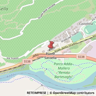 Mappa Viale Stadio, 120, 23100 Sondrio, Sondrio (Lombardia)