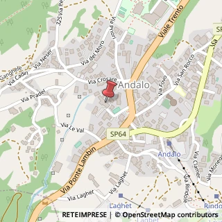 Mappa Via Dossi, 6, 38010 Andalo, Trento (Trentino-Alto Adige)