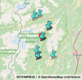 Mappa Via Castagner, 38086 Pinzolo TN, Italia (10.22615)