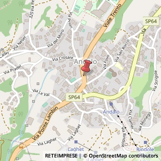Mappa Piazza Centrale, 1, 38010 Andalo, Trento (Trentino-Alto Adige)