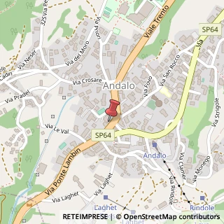 Mappa Via Roma, 31, 38010 Andalo, Trento (Trentino-Alto Adige)