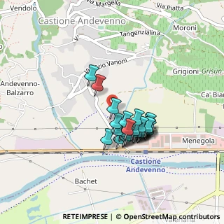Mappa Via Ezio Vanoni, 23012 Castione Andevenno SO, Italia (0.34483)
