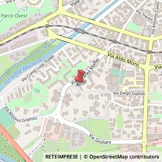 Mappa Via Gianoli Diego, 38, 23100 Forcola, Sondrio (Lombardia)