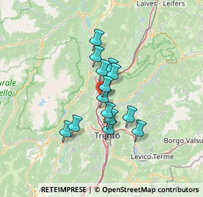 Mappa Via Maso del Gusto, 38010 Terre d'Adige TN, Italia (9.52857)