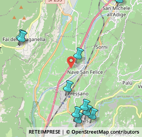 Mappa Via Maso del Gusto, 38010 Terre d'Adige TN, Italia (2.83455)