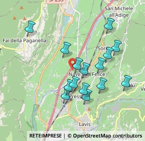 Mappa Via Maso del Gusto, 38010 Terre d'Adige TN, Italia (1.68667)