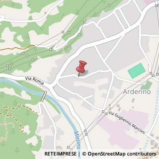 Mappa Via del Piano,  25, 23011 Ardenno, Sondrio (Lombardia)