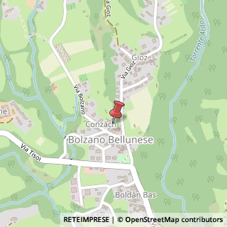 Mappa Via Bolzano, 50, 32100 Belluno, Belluno (Veneto)