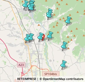 Mappa Via G. Garibaldi, 33010 Reana del Rojale UD, Italia (4.36714)