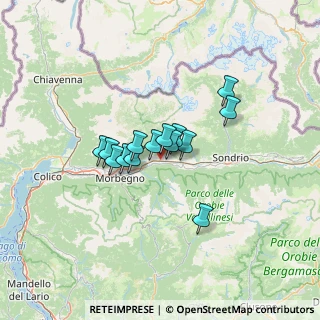 Mappa Via Piani, 23010 Forcola SO, Italia (8.635)