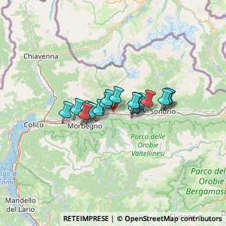 Mappa Via Piani, 23010 Buglio in Monte SO, Italia (8.62765)