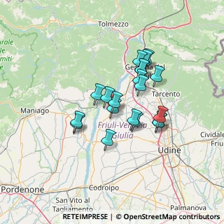 Mappa Via Sopracastello, 33038 San Daniele del Friuli UD, Italia (10.618)