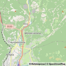 Mappa Montecrestese