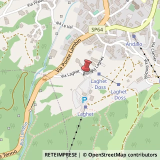 Mappa Via Laghet, 6, 38010 Andalo, Trento (Trentino-Alto Adige)