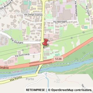 Mappa Via Ezio Vanoni, 101, 23100 Sondrio, Sondrio (Lombardia)