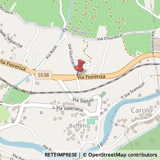 Mappa Via Fiorenza, 20, 23020 Piateda, Sondrio (Lombardia)
