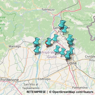 Mappa Via Ciro Varmo di Pers, 33038 San Daniele del Friuli UD, Italia (11.8305)